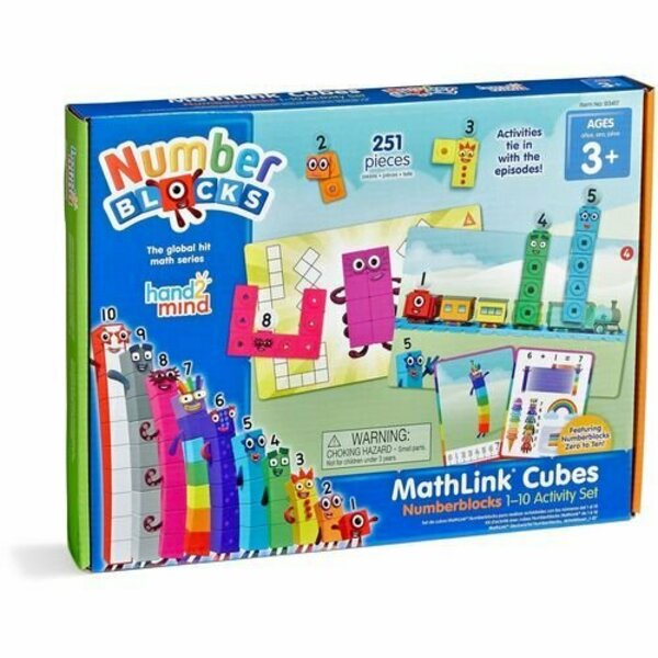 Learning Resources Math Activity Set, Numberblocks, Linking Cubes, No. 1-10 LRN93417